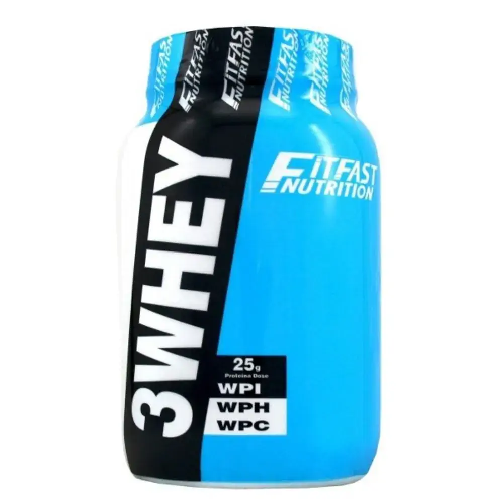 3 Whey Fast 900g Baunilha Fast Nutrition