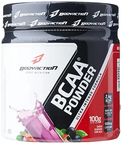 Bcaa Muscle Builder 100g Guarana C/ Açai Body Action