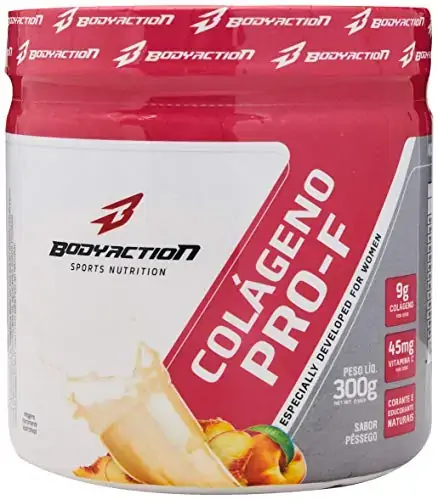 Colageno Clin/skin 300g Pessego Body Action