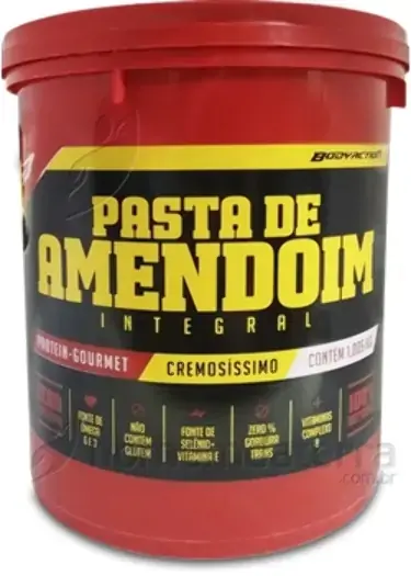 Pasta De Amendoim Integral Body Action 1kg