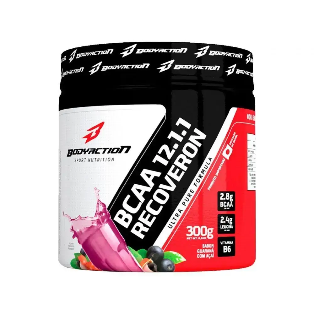 Bcaa 12:1:1 Recoveron 300g Body Action Guaraná com Açaí