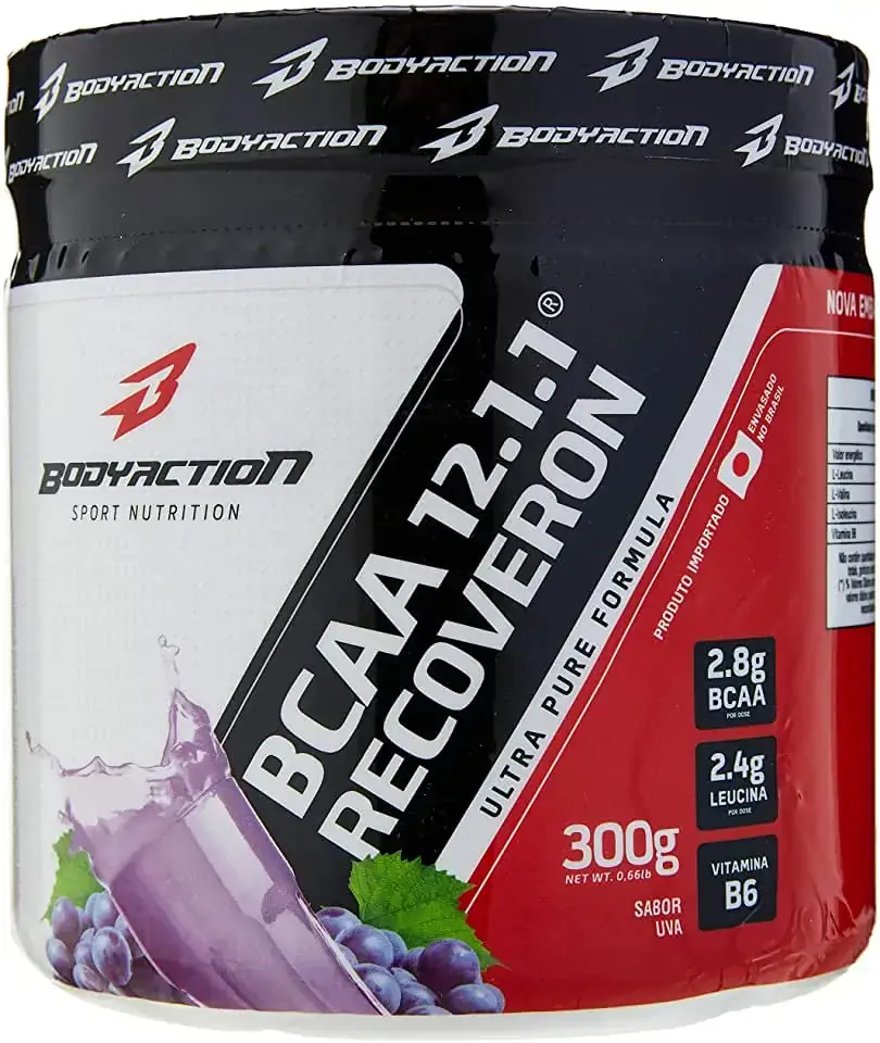 Bcaa 12.1.1 Recoveron Uva 300g Bodyaction