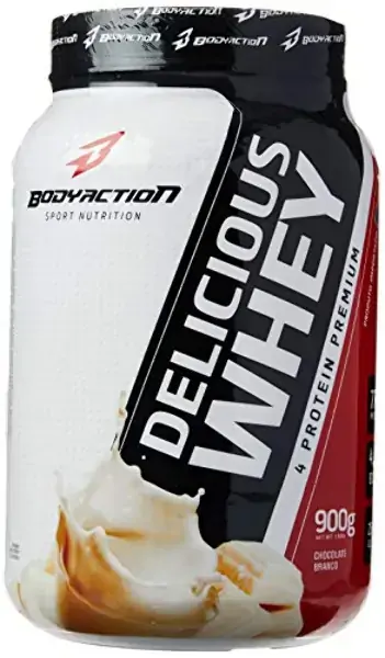 Delicious Whey Sabor Chocolate Branco 900g