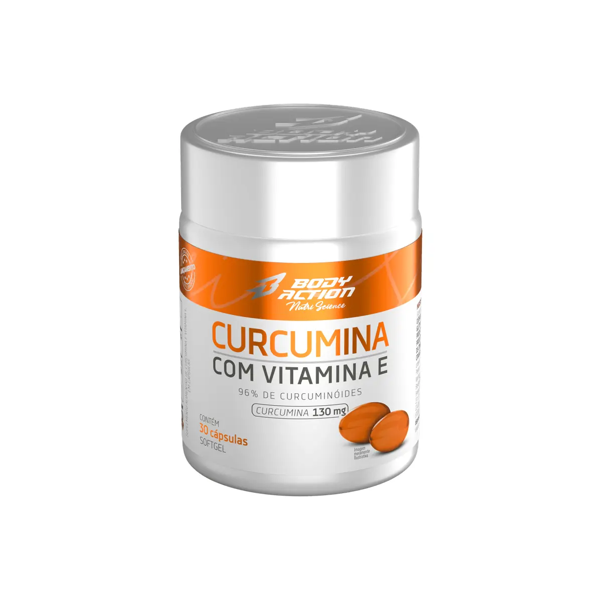 Curcumina Com Vitamina E 30 Cps Bodyaction