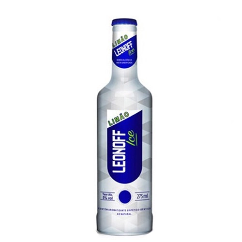 Bebida Mista Alcoólica Gaseificada Limão Leonoff Ice Garrafa 275ml