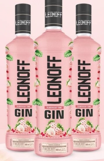 Gin Leonoff 900ml Pineberry