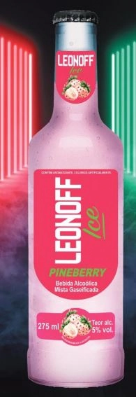 Vodka Leonoff Ice 275ml Pineberry