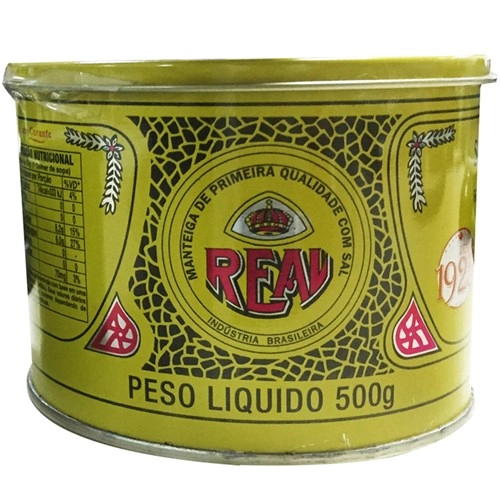 Manteiga Real Premium 500gr C/sal Lata