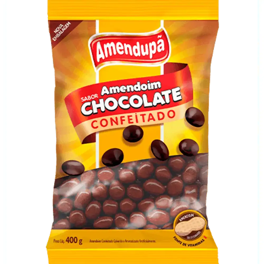 Amendoim Amendupa 400 Gr Chocolate
