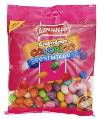 Amendoim Colorido 200 Gr Pct Amendupa