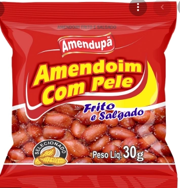Amendoim Amendupa Frito C/pele