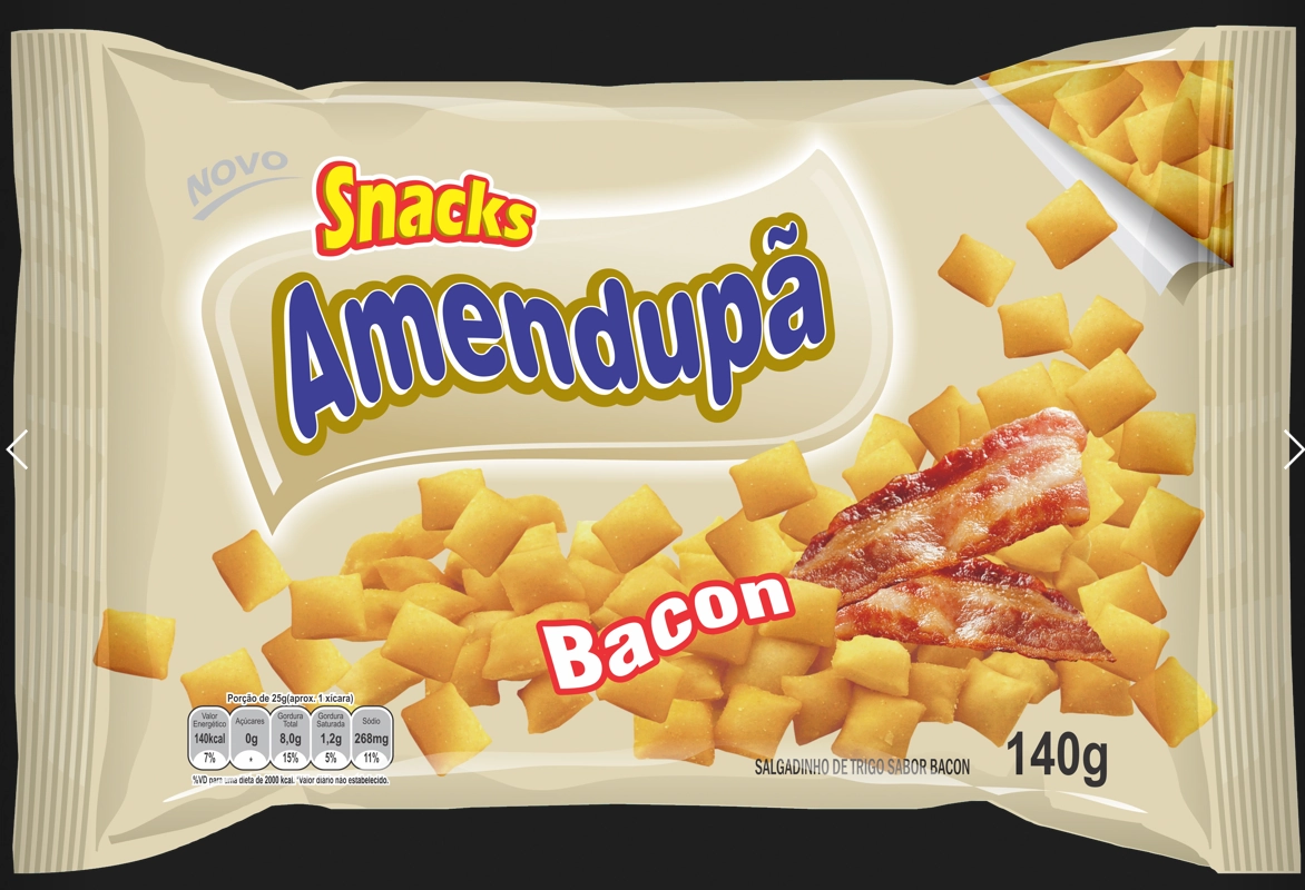 Salgadinho Snack Amendupa Bacon