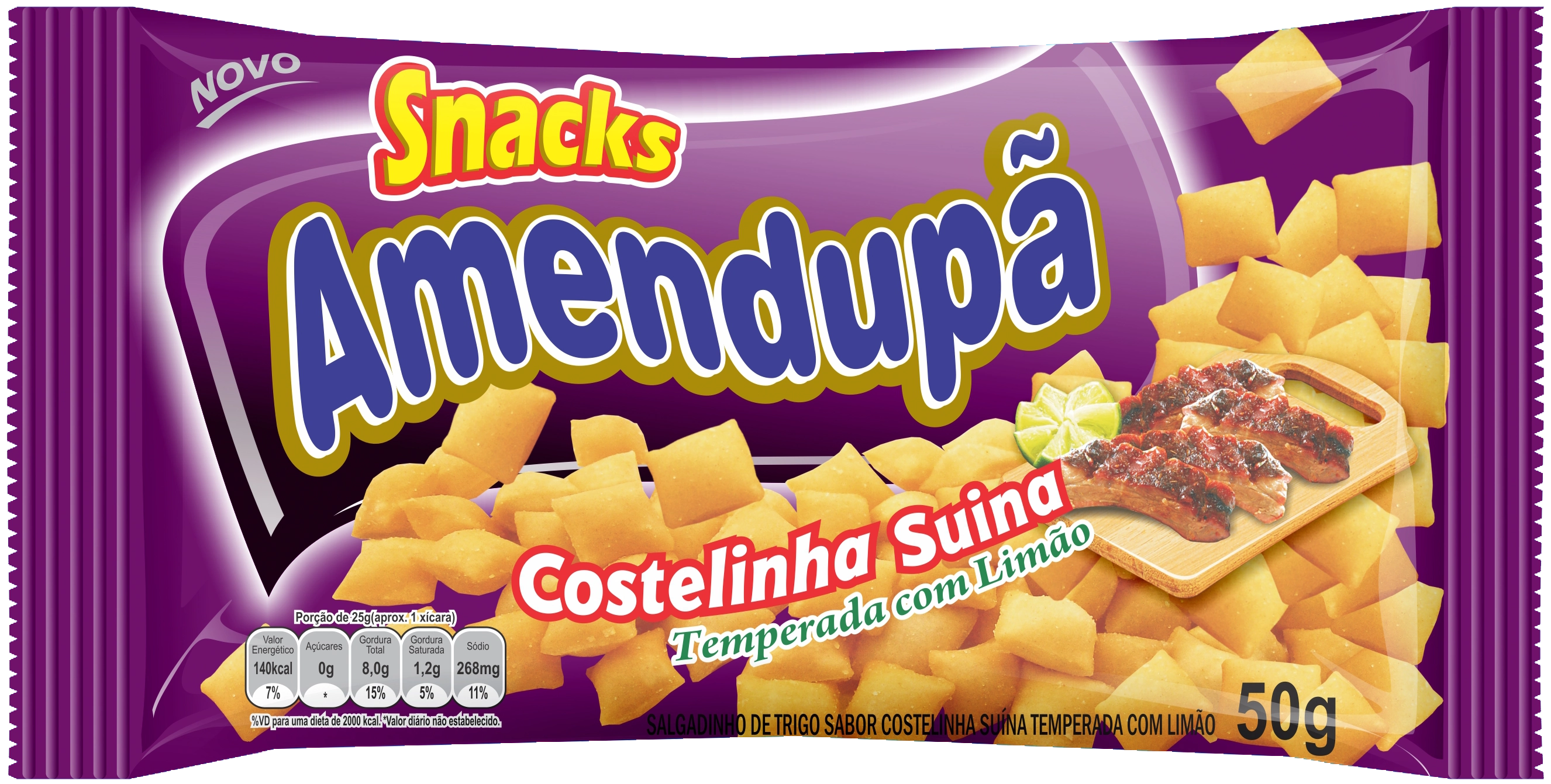 Amendupã Costelinha Suina 50g