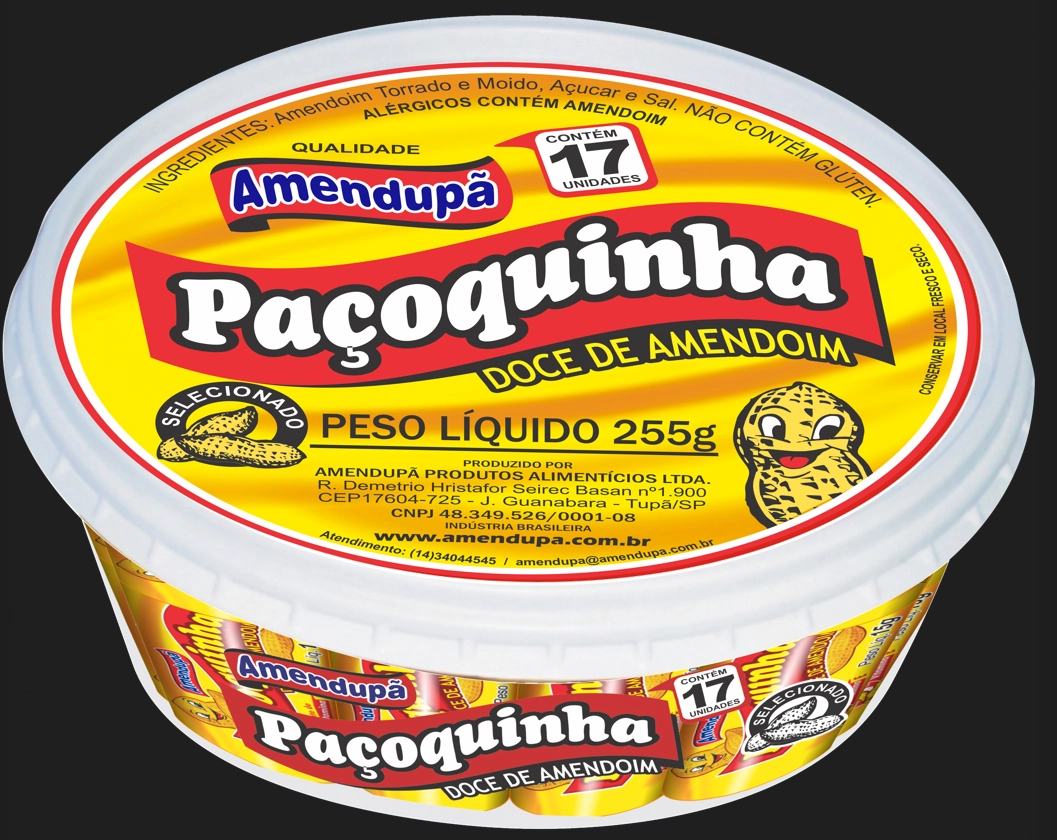 Pacoca Rolha Amendupa 255g