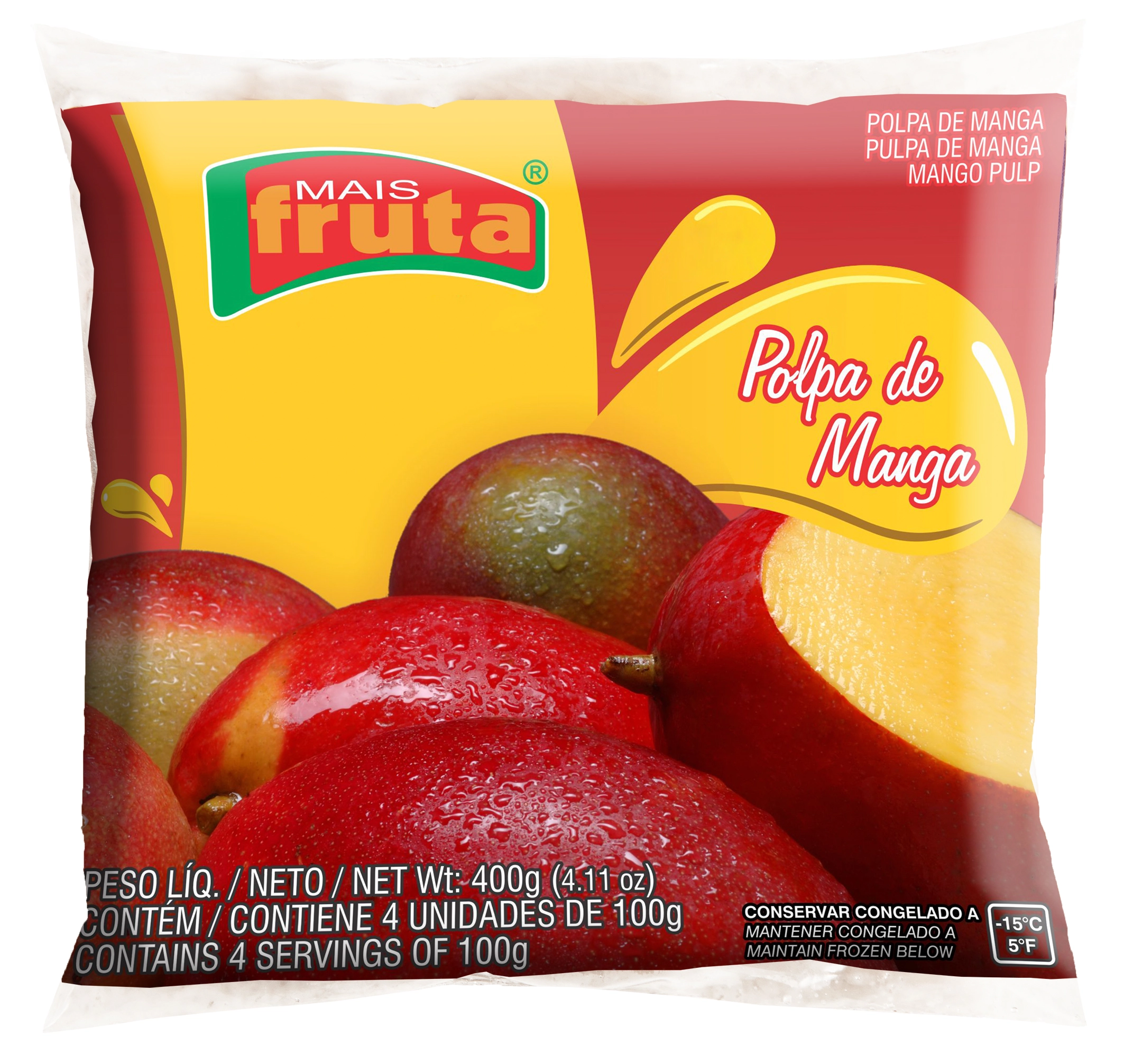 Polpa Mais Fruta Cong.manga