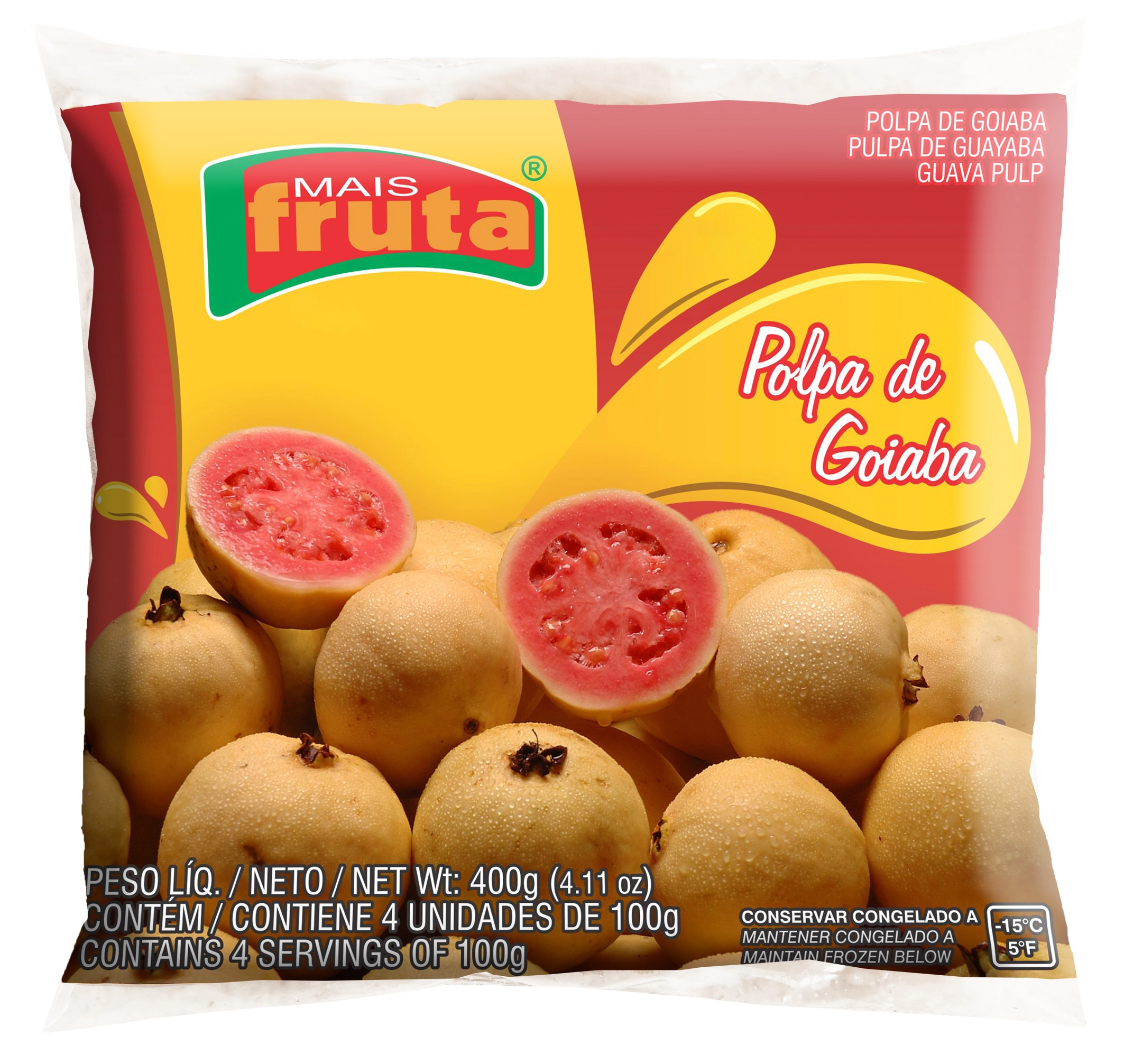 Polpa Mais Fruta 100g Goiaba