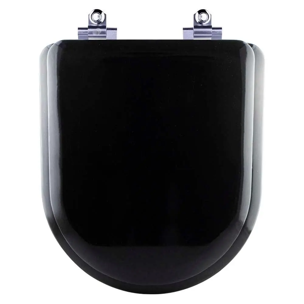 Assento Sanitário Almofadado Soft Close Carrara Preto Para Deca