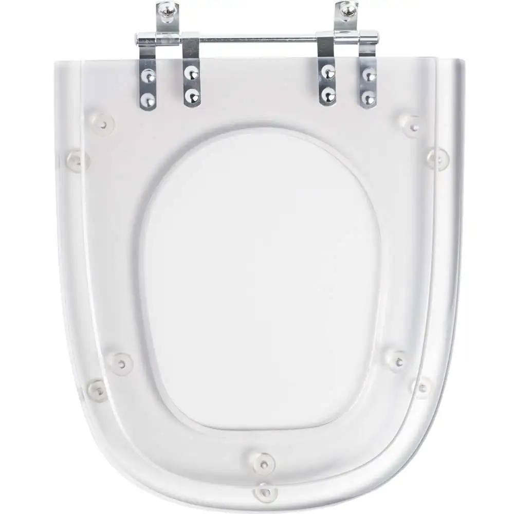Assento Sanitário Poliester Monte Carlo Transparente