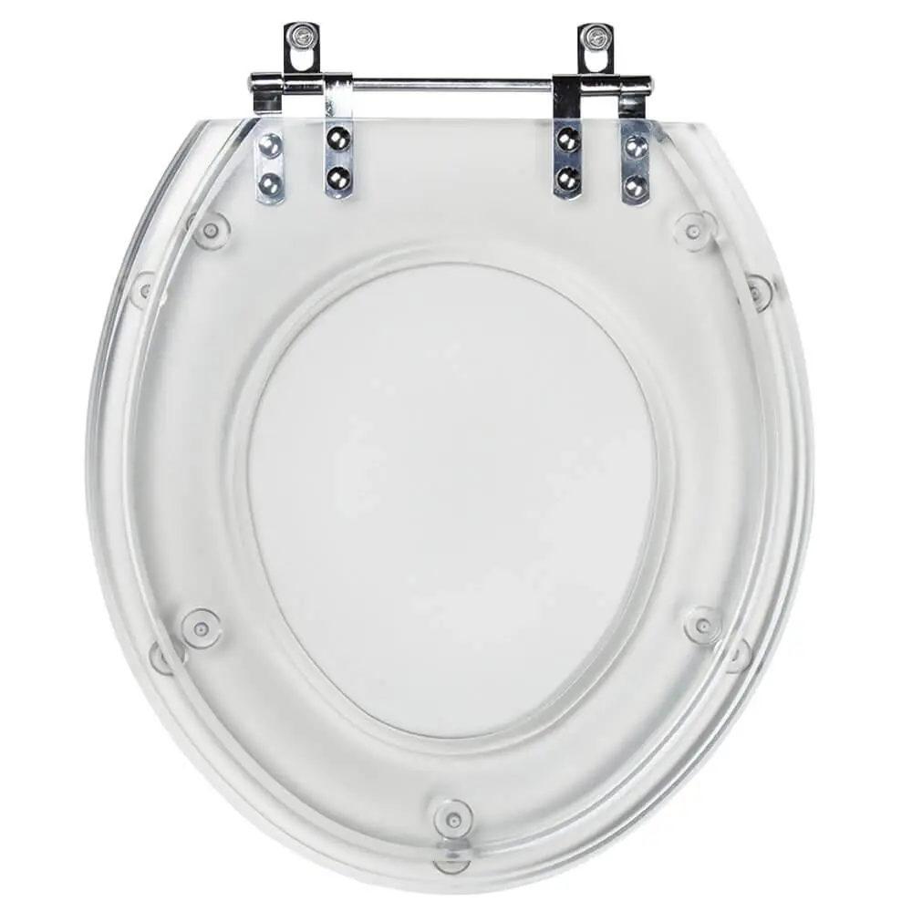 Assento Sanitario Poliester Azalea Cristal Para Louça Celite