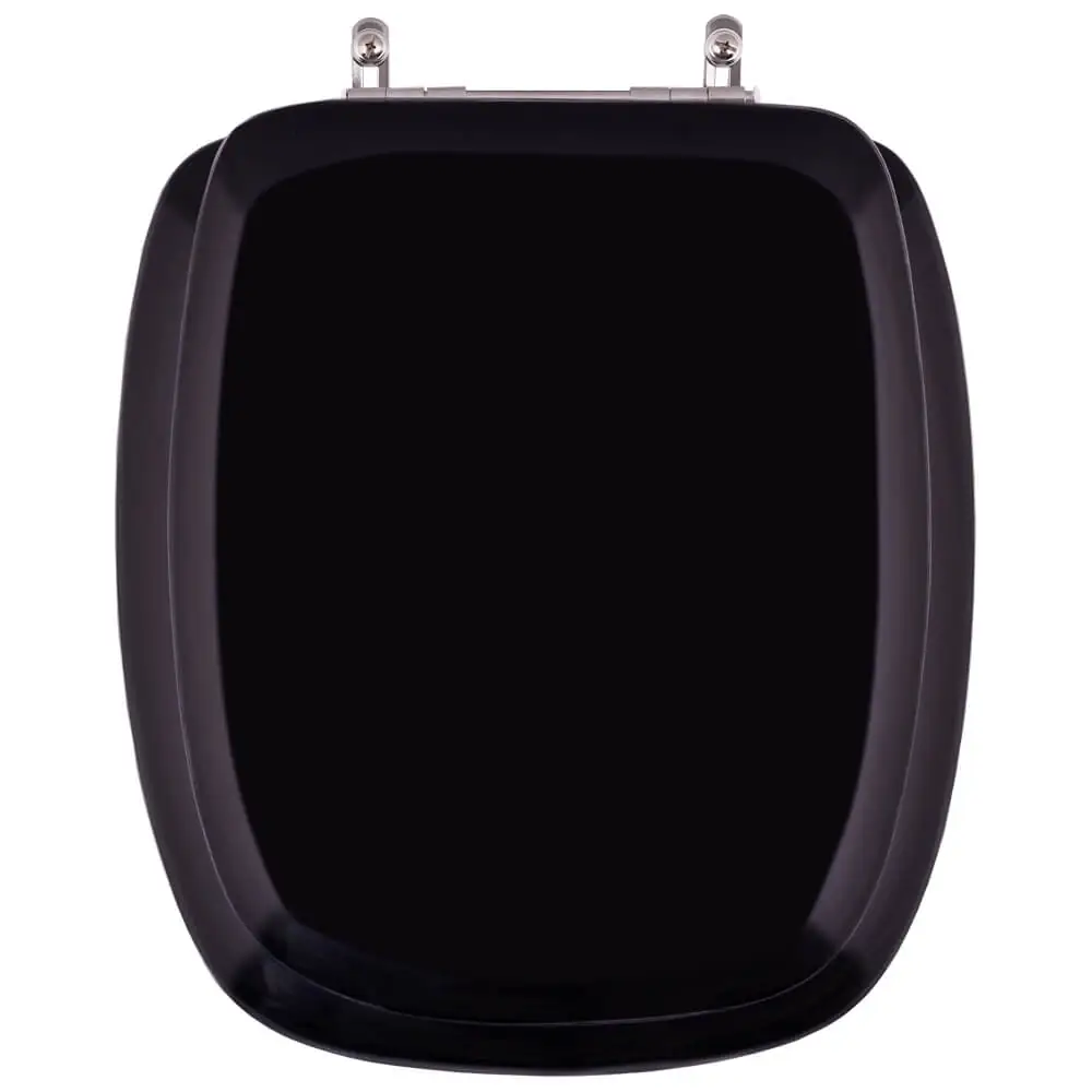 Assento Sanitário Almofadado Stylus Preto Para Louça Celite