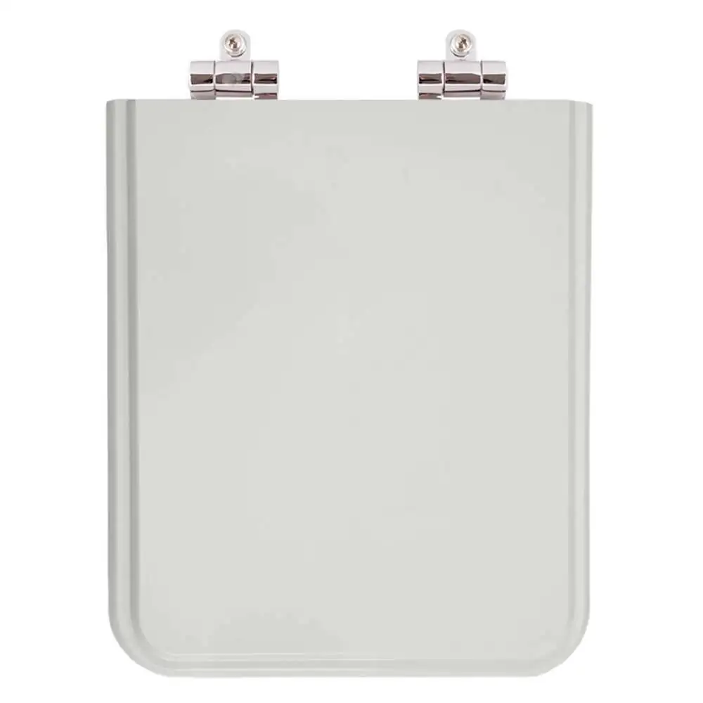Assento Sanitário Soft Close Square Cinza Platina Incepa