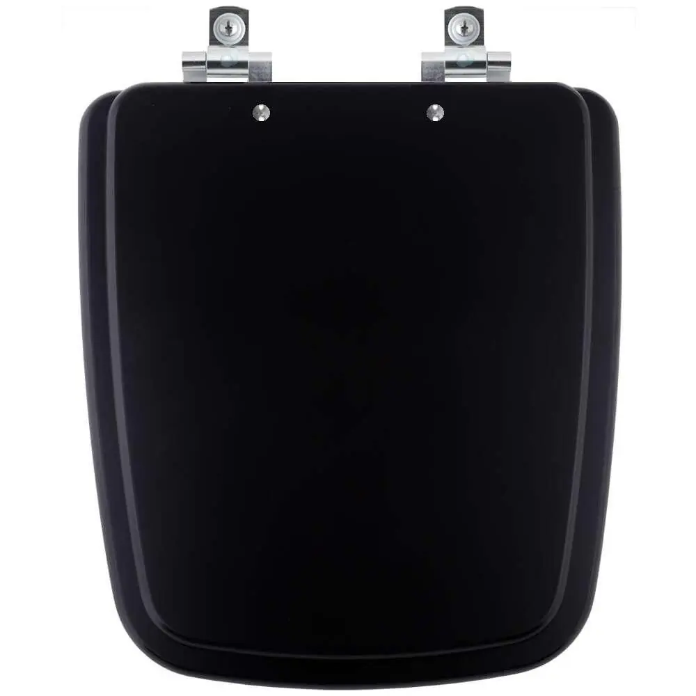 Assento Sanitario Fechamento Lento Boss Matte Black Preto Fosco Para Louça Incepa 6lpf