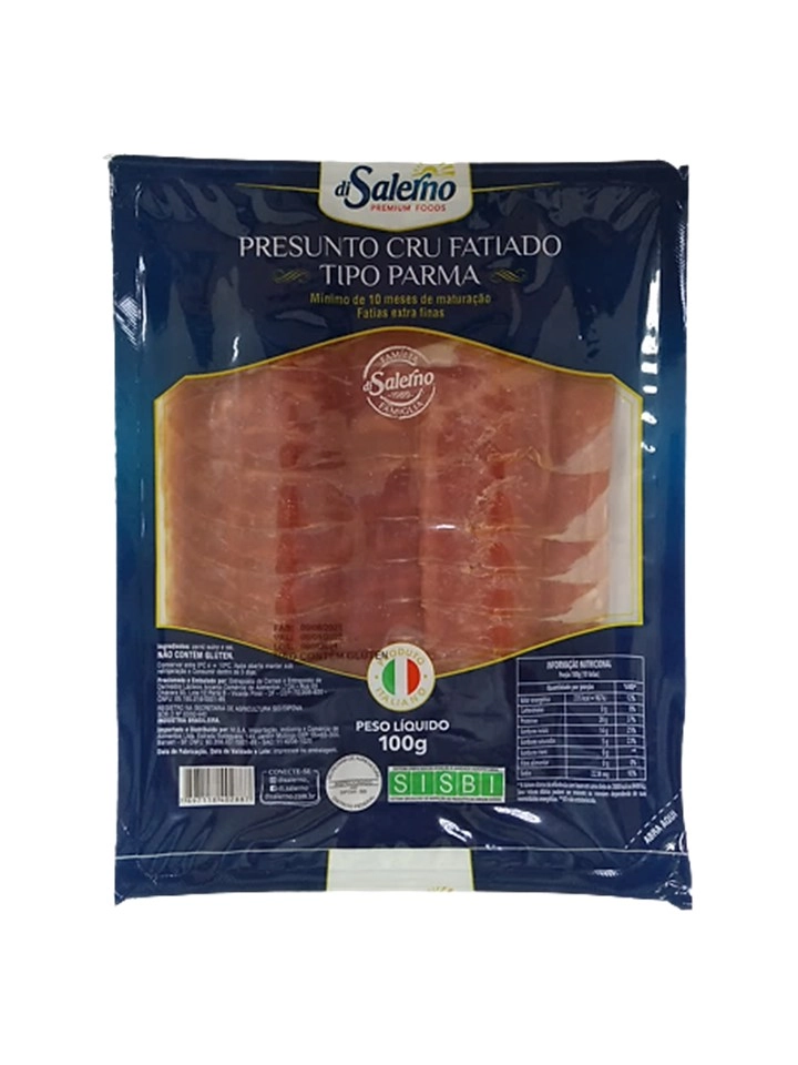 Presunto Cru Fat Italiano Tp Parma Di Salerno 100g
