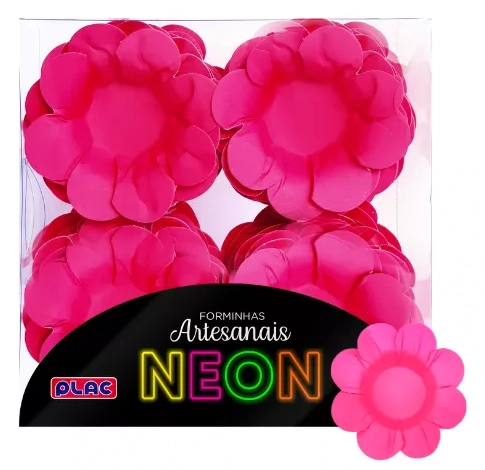 Form P Doce 40un Mini Marg Neon Rs Plac 1x1un