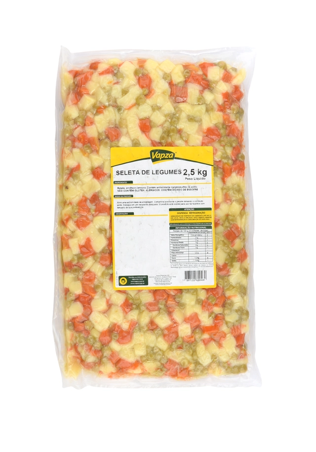 Seleta De Legumes Vapza Pacote 2,5kg