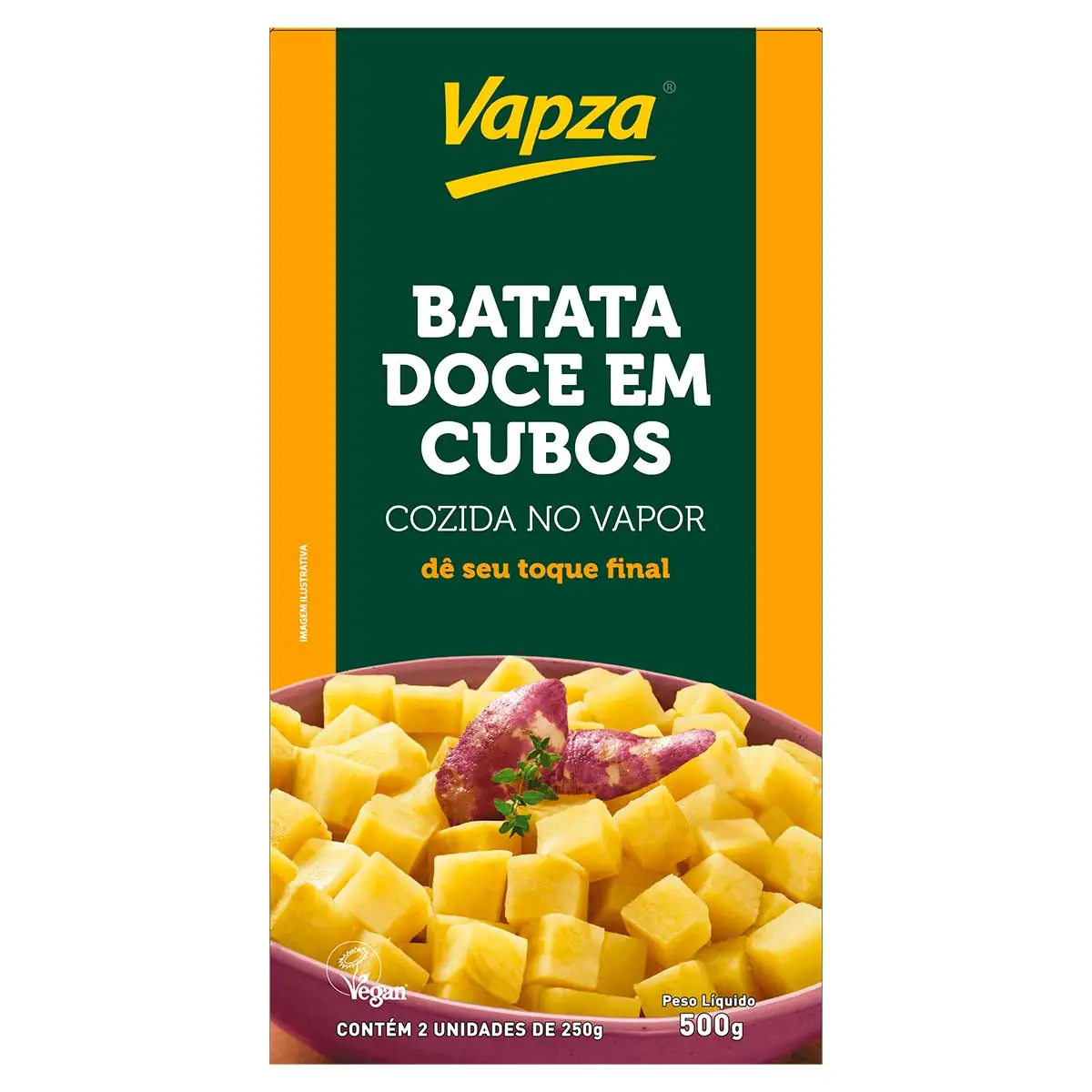Batata Doce em Cubos VAPZA 500g