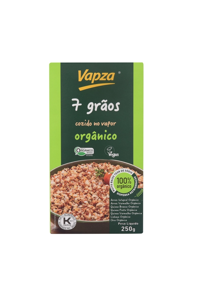 Mix de Grãos Cozido no Vapor Orgânico Vapza Caixa 250g