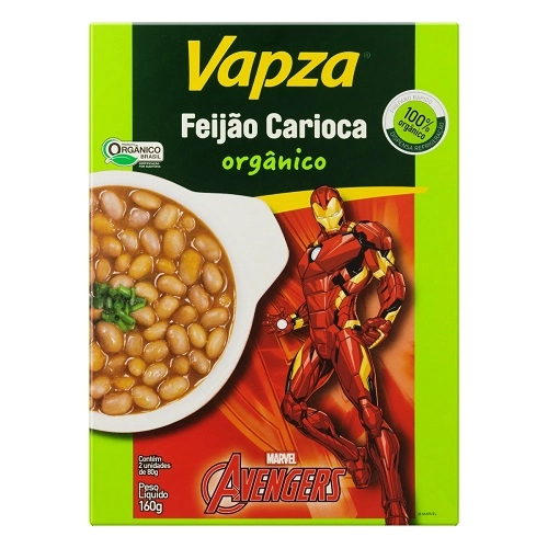 Feijão Carioca Orgânico VAPZA 160g