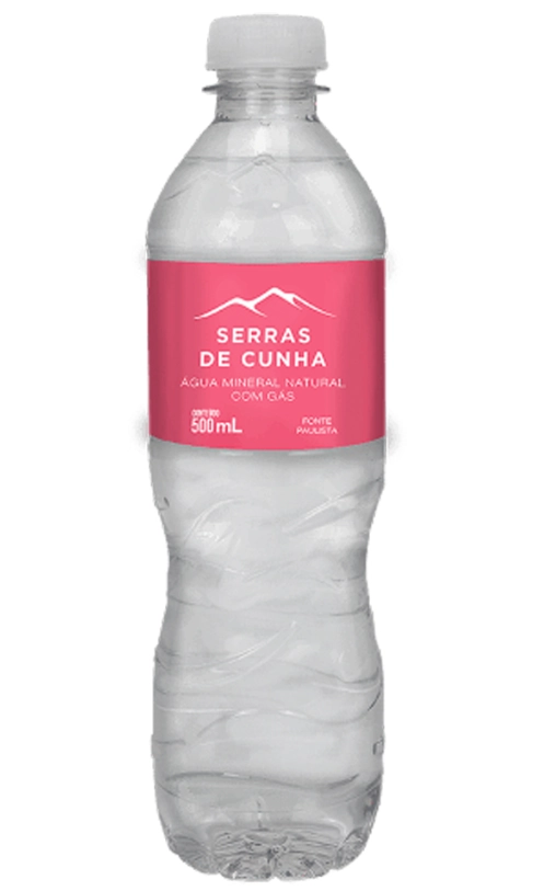 Água Mineral Natural com Gás Serras de Cunha Garrafa 500ml