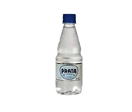 água Mineral Natural Sem Gás Prata Garrafa 310ml