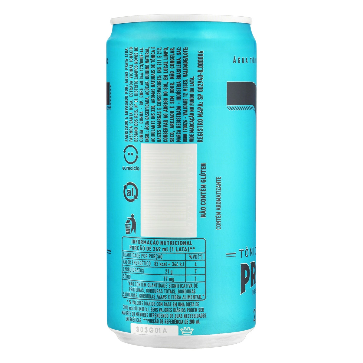 Água Tônica Indian Prata Lata 269ml