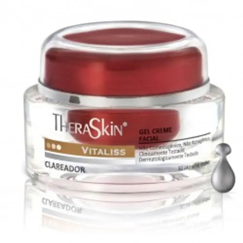 Gel Creme Vitaliss Clareador Com 30 Capsulas
