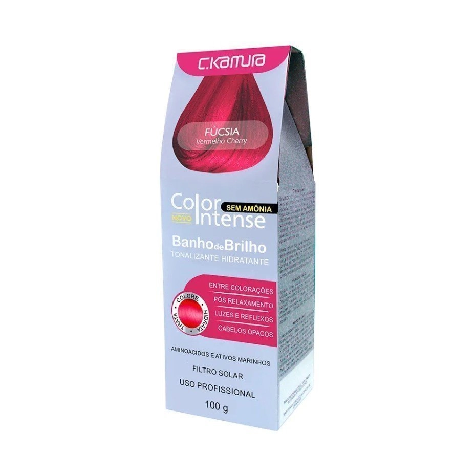 Tonalizante Ckamura Color Intense Fucsia Com 100 Gramas
