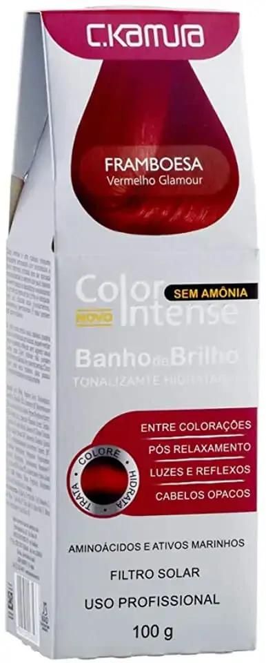 Tonalizante Ckamura Color Intense Framboesa Com 100 Gramas