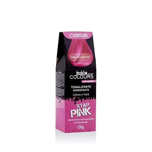 Tonalizante Hidratante Fashion Star Colours Star Pink 100g - C.KAMURA