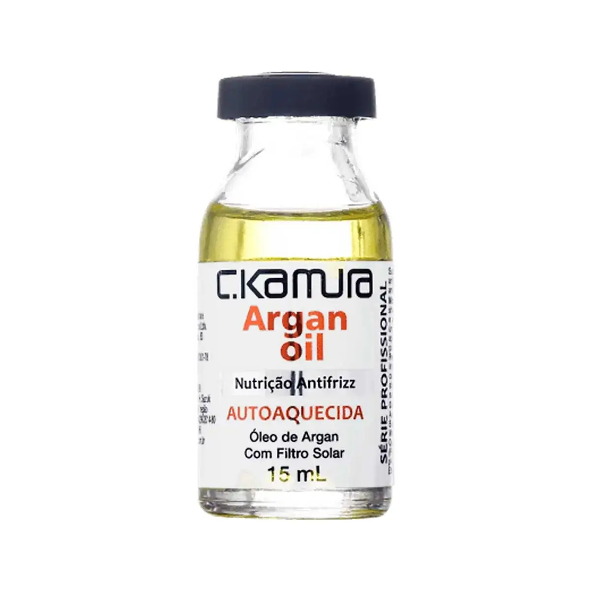 Ampola Argan Oil Nutrição Antifrizz 15ml C. Kamura