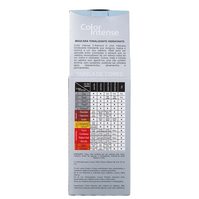 Tonalizante Color Intense Platinum 100g - C.KAMURA