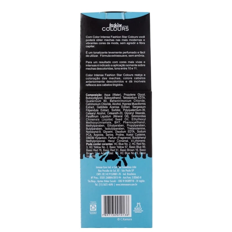 Tonalizante Hid. Fashion Star Colours C.kamura Blue Sky 100 G