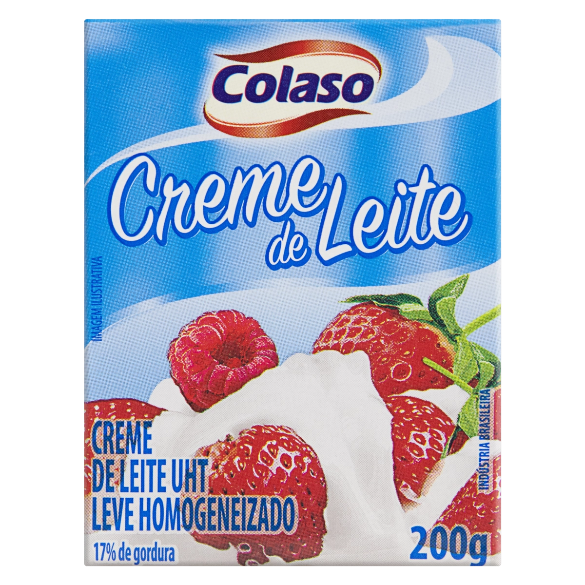 Creme De Leite Uht Leve Homogeneizado Colaso Caixa 200g