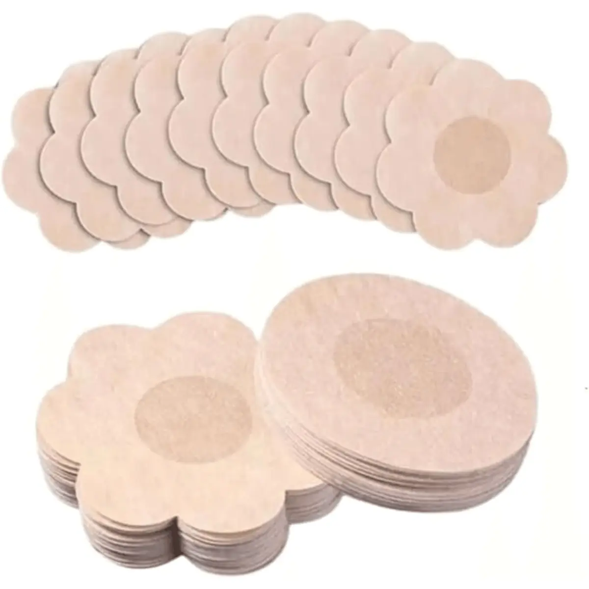 Kit 10 Tapa mamilo minimalista Adesivo tecido protetor de peito