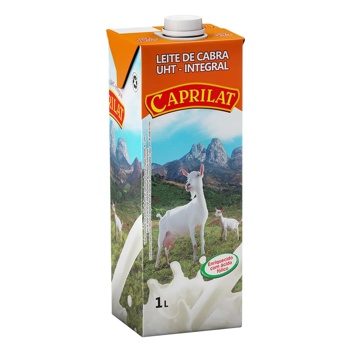 Leite De Cabra Uht Integral Caprilat Caixa 1l