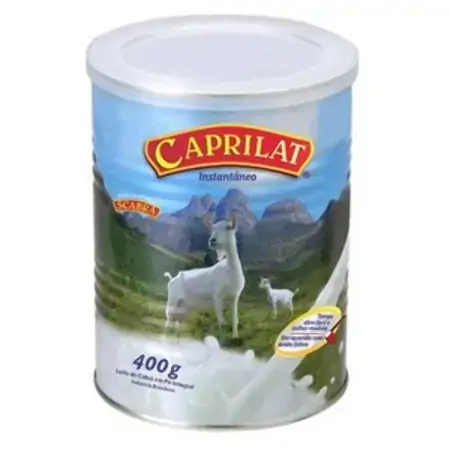 Leite De Cabra Em Pó Integral Caprilat Lata 400g