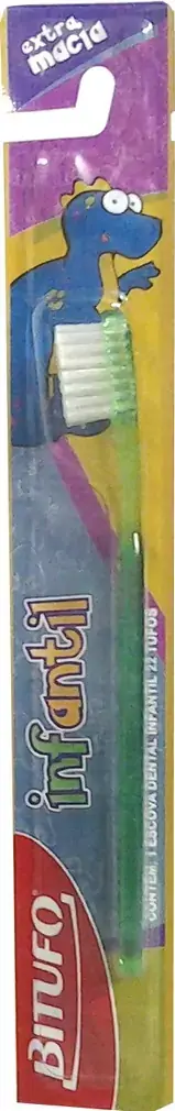Escova Dente Bitufo Infantil Extra Macia Unidade