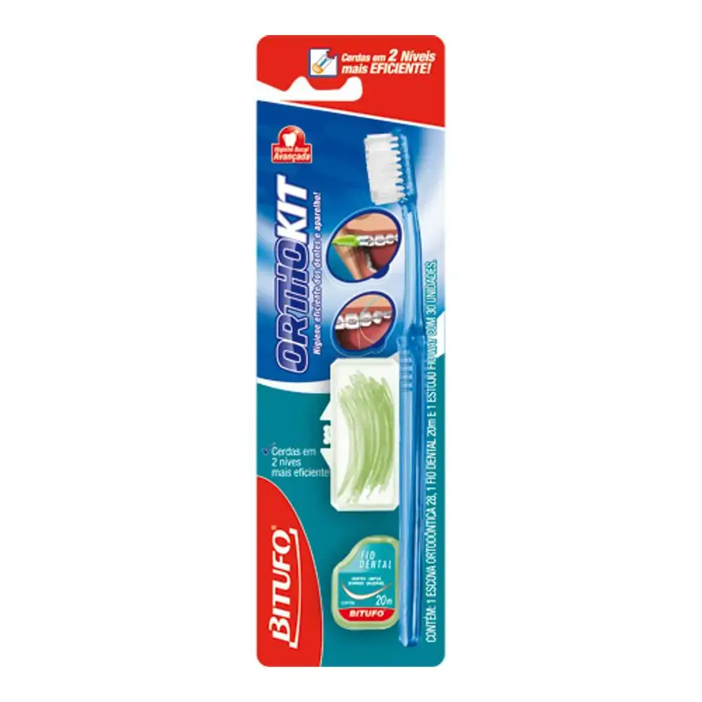 Kit Bitufo Escova Dental Orthokit
