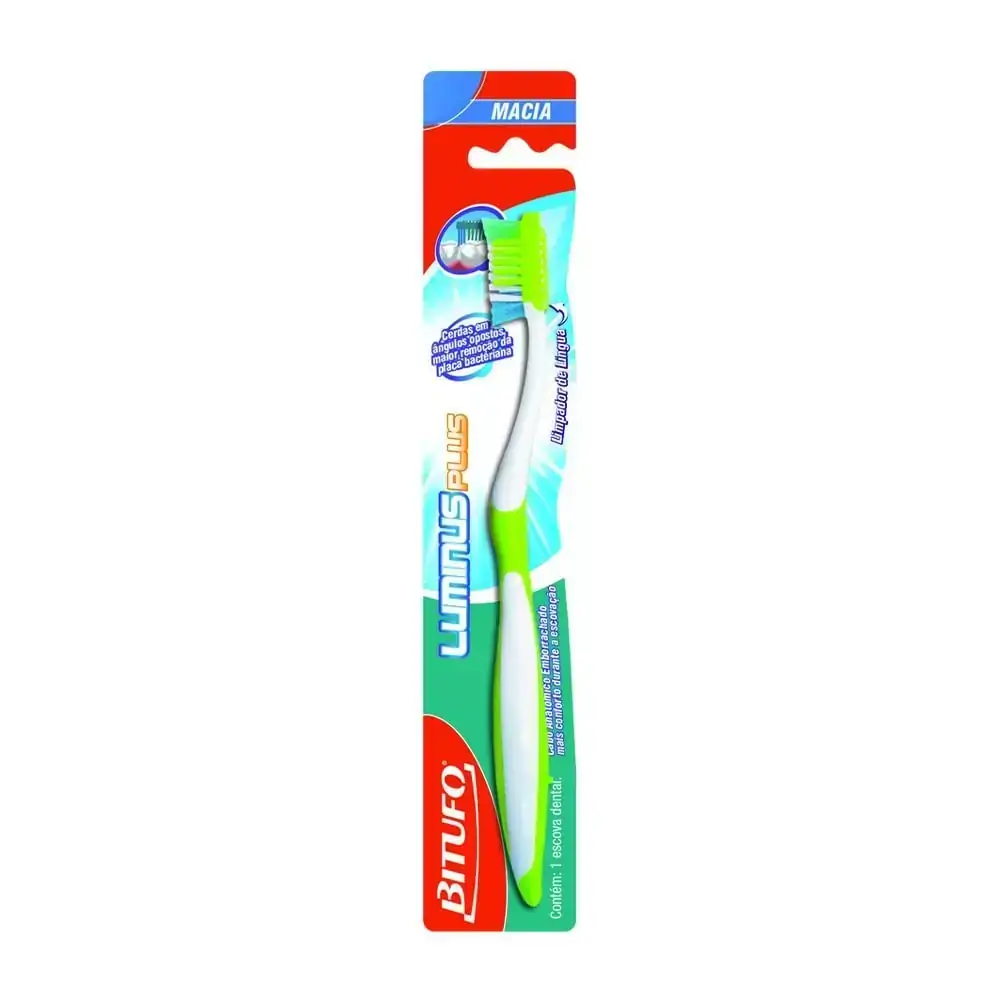 Escova de Dentes Bitufo Luminus Plus Macia