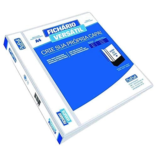 Fichario Versatil 4 Arg. Plast Lombada 4cm Bc 3